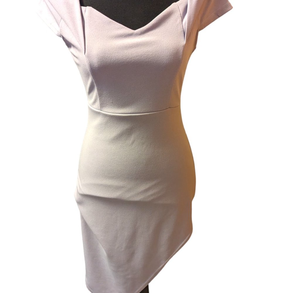 ReVamped Lilac Off the Shoulder Mini  Dress Size: XS